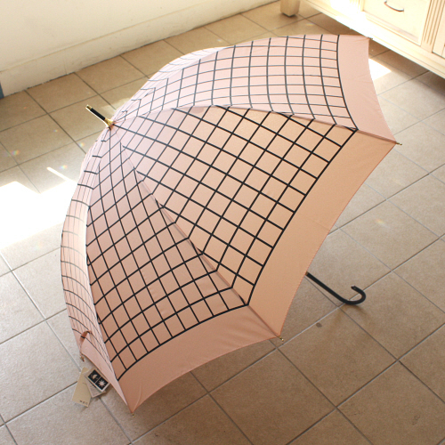 예쁜우산 - 그리드 핑크